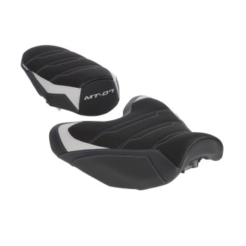 ΣΕΛΑ BAGSTER "SIT'N GO" ΓΙΑ YAMAHA MT 07 '25-'26 BLACK / SILVER / CELTIC ΜΠΛΕ 